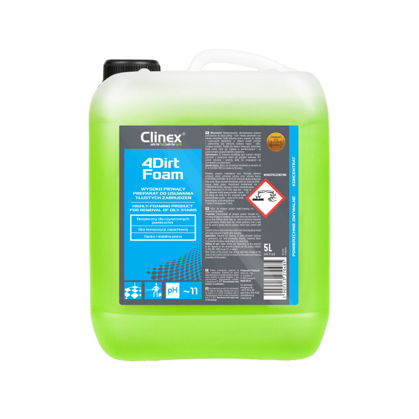 Clinex 4Dirt Foam — 5 L